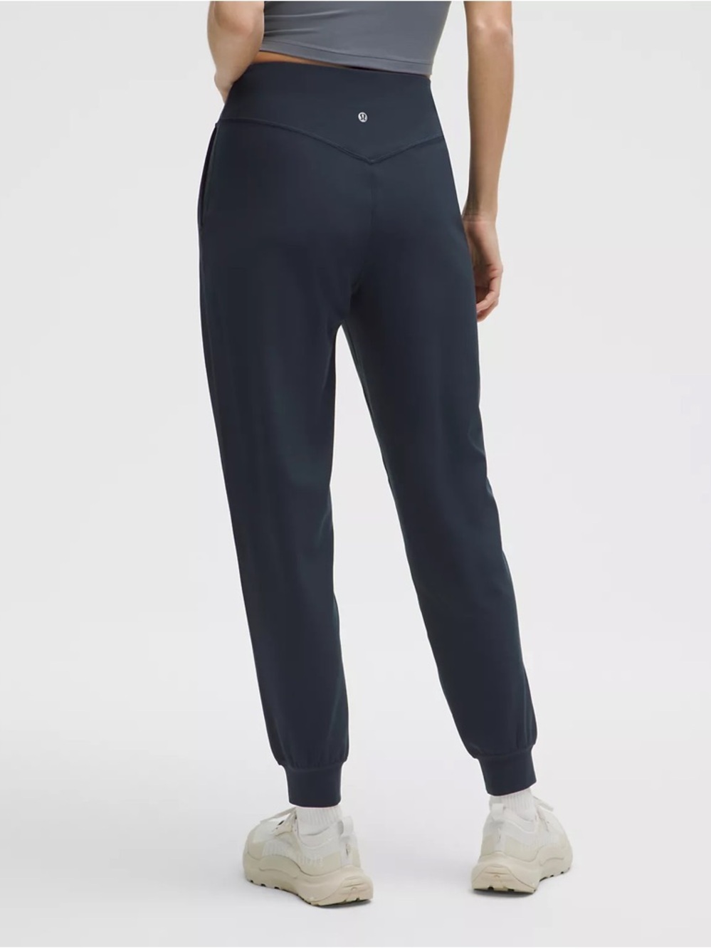 lululemon Athletica Align Mid Rise Black Joggers Size 6 Lightweight Nulu Fabric - Picture 3 of 14